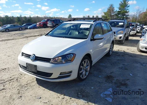 2017 Volkswagen Golf Sportwagen Tsi Se from USA, damaged, VIN 3VWC17AU1HM502445